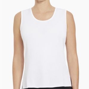NWT Ming Wang white knit tank